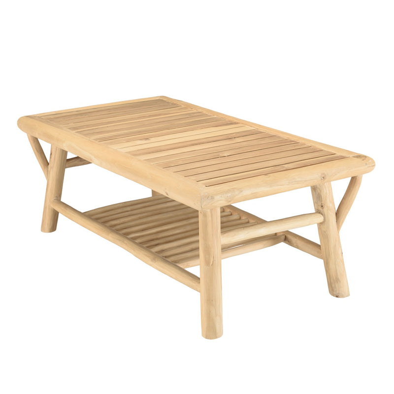 Will - Salon D'Intérieur - Blanc/Bois Clair