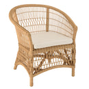 Sillón - Kally - Marrón Miel - Blanco