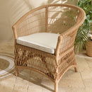 Sillón - Kally - Marrón Miel - Blanco
