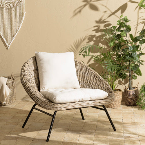 Sillón - Kally - Gris - Negro