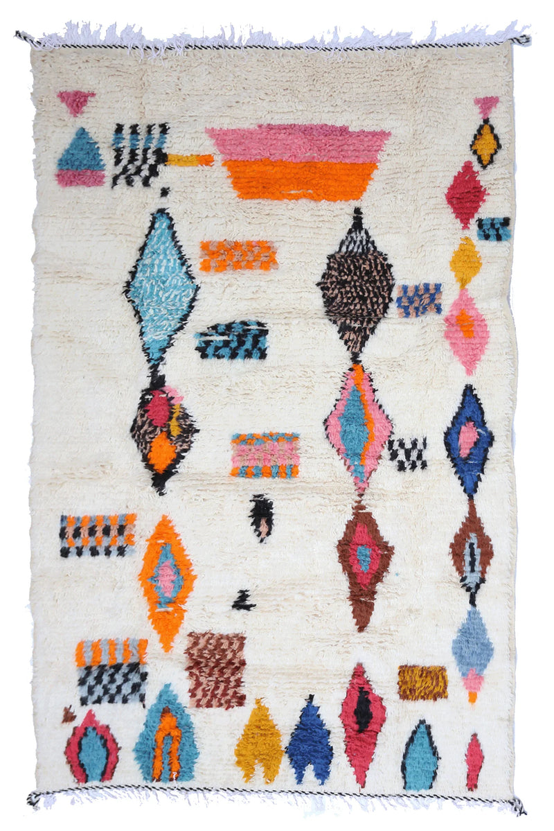 Tapis Berbère Coloré - 242 x 148 cm