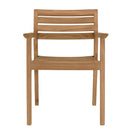 Kally - Lot De 2 Fauteuils Jardin - Teck - Marron