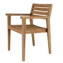 Kally - Lot De 2 Fauteuils Jardin - Teck - Marron