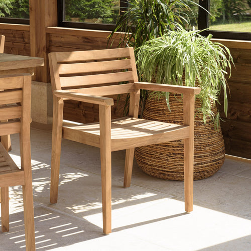 Kally - Lot De 2 Fauteuils Jardin - Marron