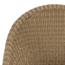 Kally - Lot De 2 Chaises Jardin - Rotin Synthétique/Teck/Mousse/Aluminium/Tissu Polyester 100% - Beige/Ecru/Marron
