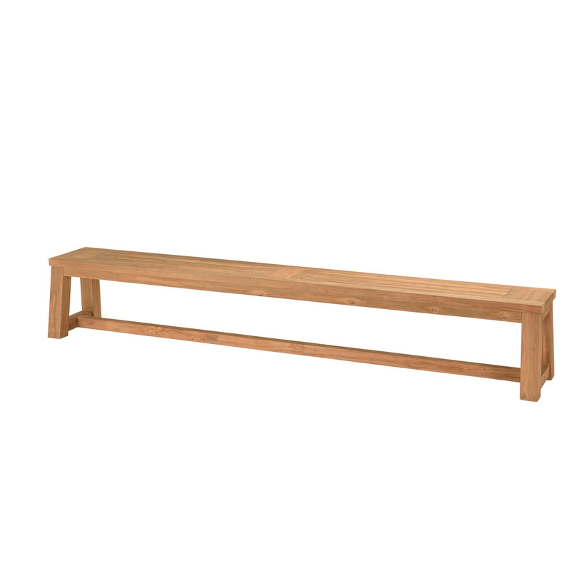 Kally - Banc De Jardin - Teck Recyclé - Marron
