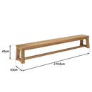 Kally - Banc De Jardin - Teck Recyclé - Marron