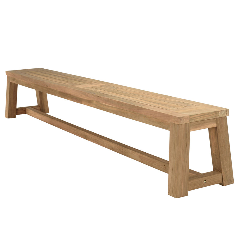 Kally - Banc De Jardin - Teck Recyclé - Marron