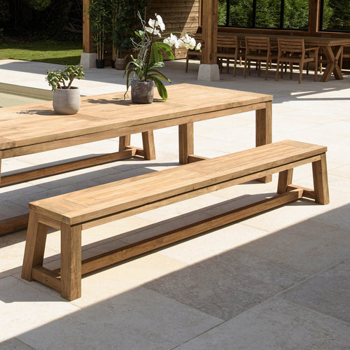 Kally - Banc De Jardin - Marron