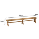 Kally - Banc De Jardin - Teck Recyclé - Marron