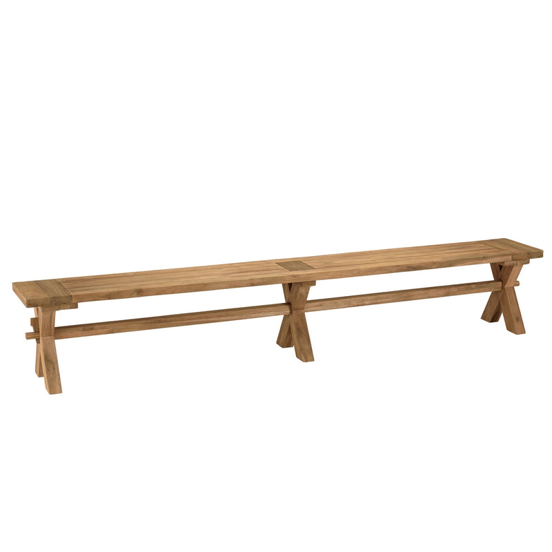 Kally - Banc De Jardin - Teck Recyclé - Marron