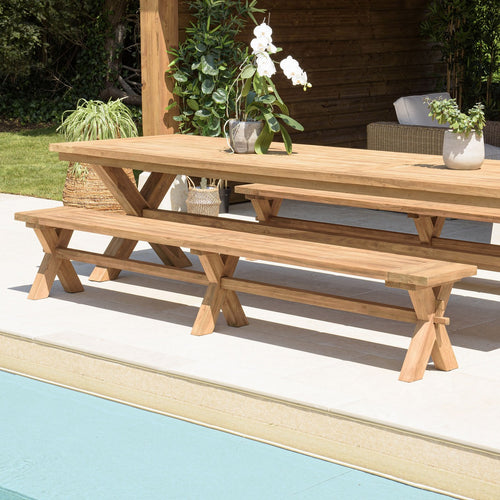 Kally - Banc De Jardin - Marron
