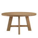 Kally - Table À Manger De Jardin - Teck Recyclé - Marron