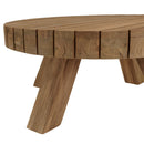 Kally - Table Basse De Jardin - Teck Recyclé - Marron