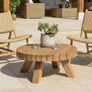 Kally - Table Basse De Jardin - Teck Recyclé - Marron