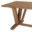 Kally - Salon De Jardin - Aluminium/Mousse/Rotin Synthétique/Teck/Teck Recyclé/Tissu Polyester 100% - Beige/Ecru/Marron