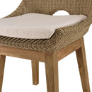 Kally - Salon De Jardin - Aluminium/Mousse/Rotin Synthétique/Teck/Teck Recyclé/Tissu Polyester 100% - Beige/Ecru/Marron