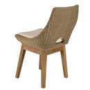 Kally - Salon De Jardin - Aluminium/Mousse/Rotin Synthétique/Teck/Teck Recyclé/Tissu Polyester 100% - Beige/Ecru/Marron