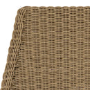 Kally - Salon De Jardin - Aluminium/Mousse/Rotin Synthétique/Teck/Teck Recyclé/Tissu Polyester 100% - Beige/Ecru/Marron