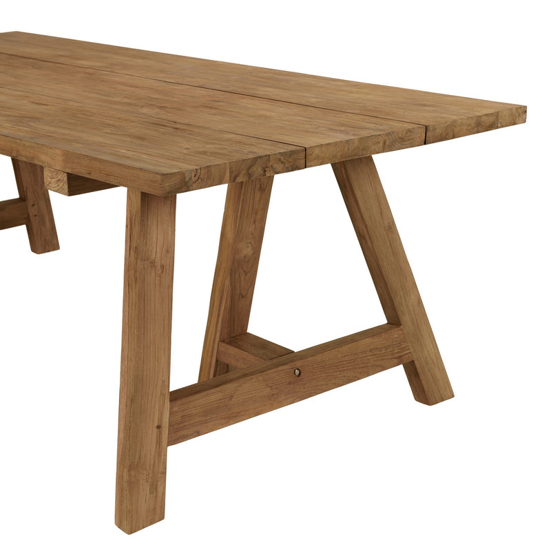 Kally - Salon De Jardin - Aluminium/Mousse/Rotin Synthétique/Teck/Teck Recyclé/Tissu Polyester 100% - Beige/Ecru/Marron