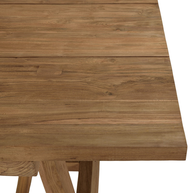 Kally - Salon De Jardin - Aluminium/Mousse/Rotin Synthétique/Teck/Teck Recyclé/Tissu Polyester 100% - Beige/Ecru/Marron
