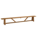 Kally - Banc De Jardin - Teck Recyclé - Marron