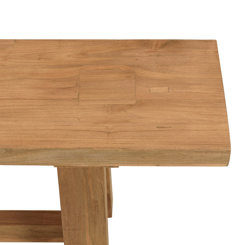 Kally - Banc De Jardin - Teck Recyclé - Marron