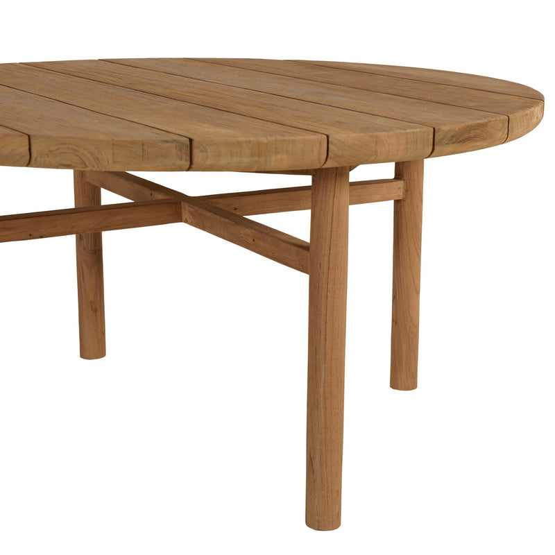 Kally - Table Basse De Jardin - Teck Recyclé - Marron