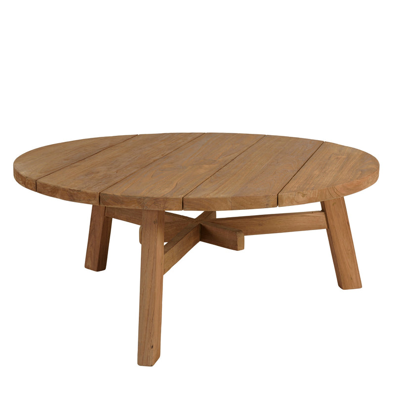 Kally - Table Basse De Jardin - Teck Recyclé - Marron