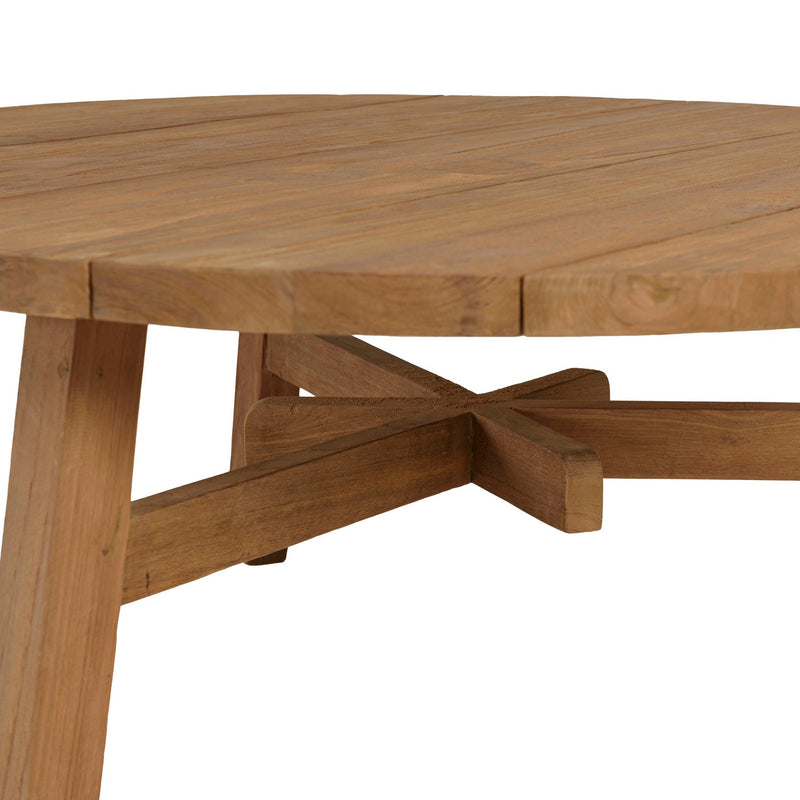 Kally - Table Basse De Jardin - Teck Recyclé - Marron