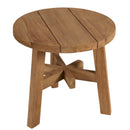 Kally - Table D'Appoint De Jardin - Teck Recyclé - Marron