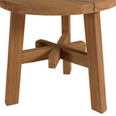 Kally - Table D'Appoint De Jardin - Teck Recyclé - Marron