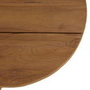 Kally - Table D'Appoint De Jardin - Teck Recyclé - Marron