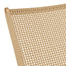 Valeria - Bain De Soleil - Teck/Rotin Synthétique - Bois Clair/Beige