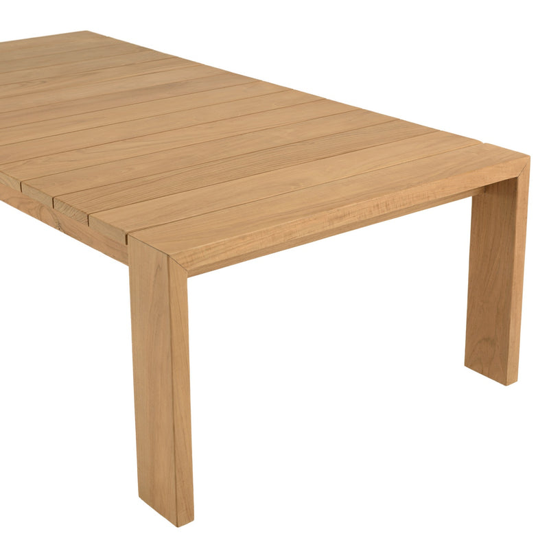 Valeria - Salon De Jardin - Rotin Synthétique/Acier/Teck/Olefin/Mousse Polyuréthane/Fibre Polyester - Beige/Blanc/Bois Clair