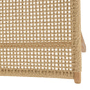 Valeria - Salon De Jardin - Teck Recyclé/Rotin Synthétique/Teck - Beige/Bois Clair/Marron