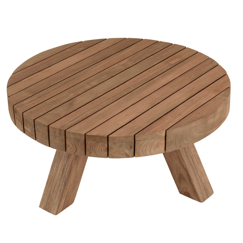 Valeria - Salon De Jardin - Teck Recyclé/Rotin Synthétique/Teck - Beige/Bois Clair/Marron