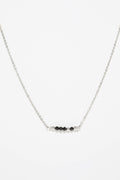 Collier Court Théa - Spinelle - Argent