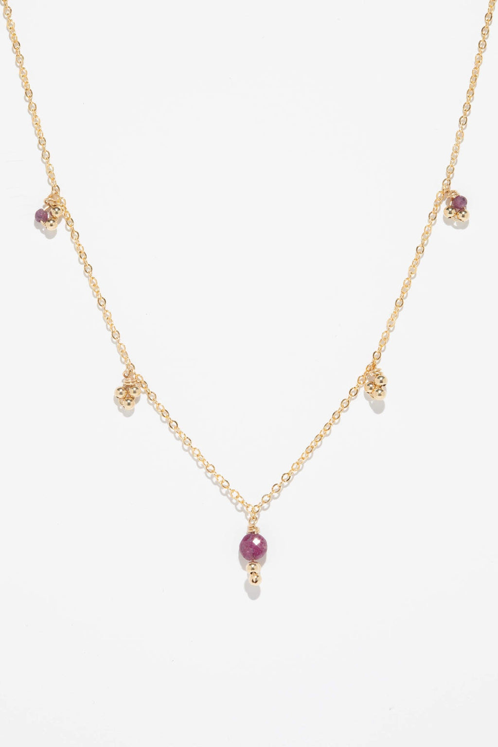 Collier Gaia - Rubis