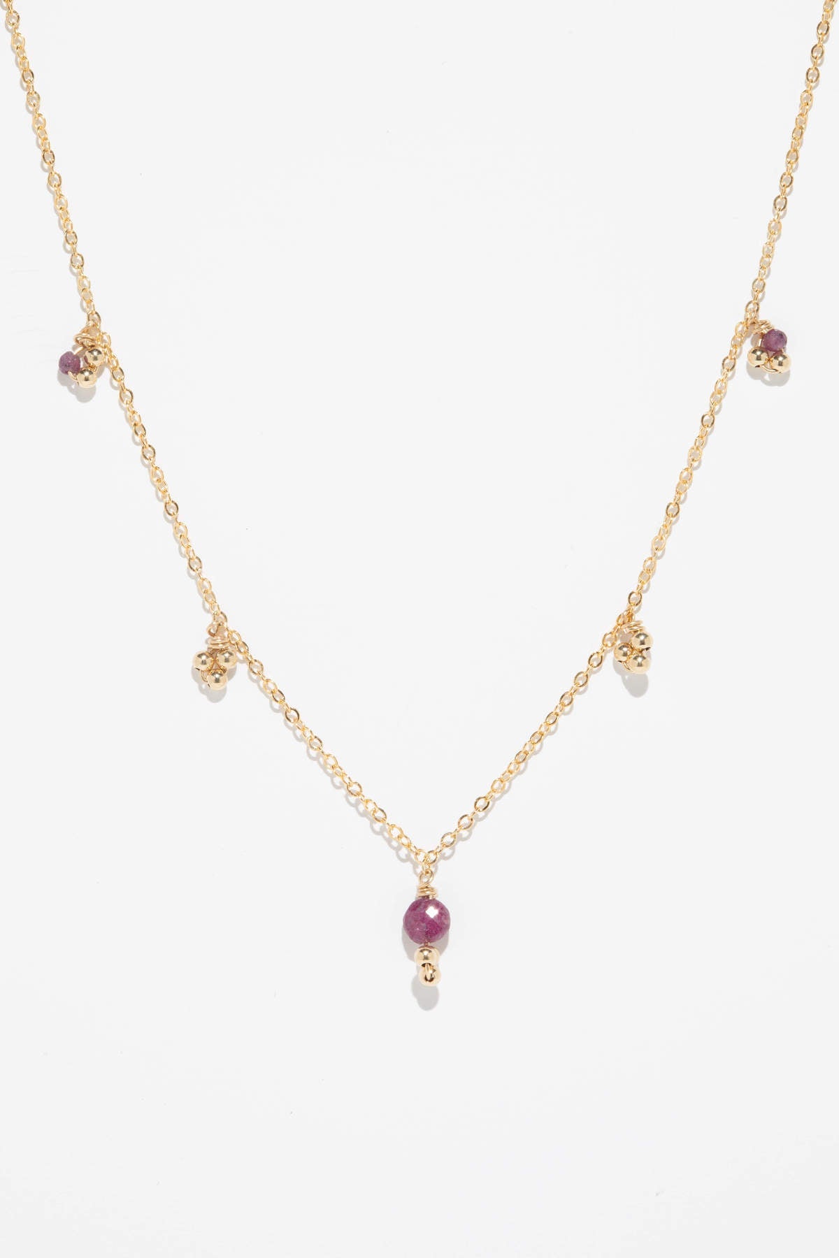 Collier Gaia - Rubis
