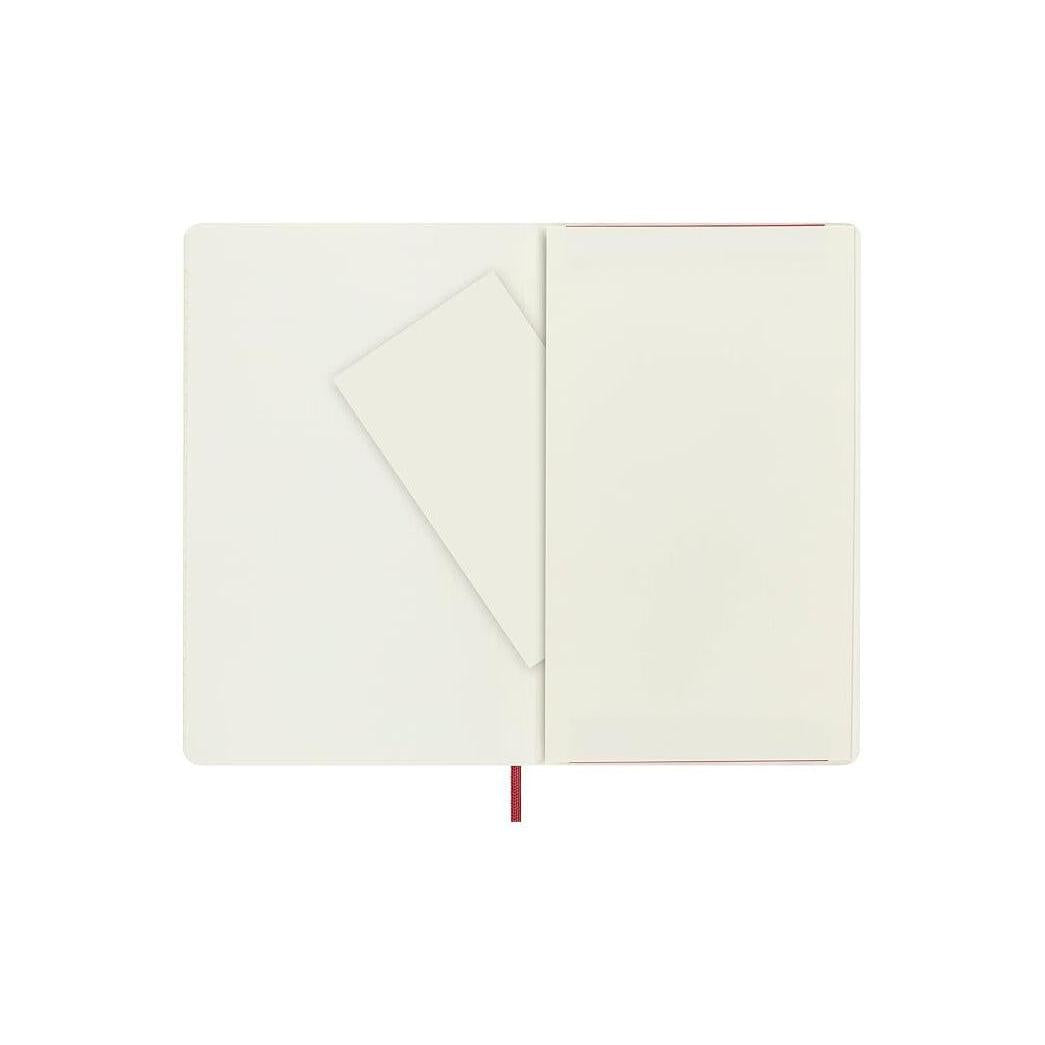 Textile Large Notebook 13x21 - Ruled Pages - Bordeaux Red