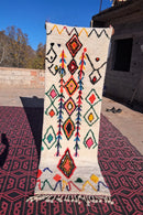 Tapis Berbère Coloré Couloir - 232 x 81 cm