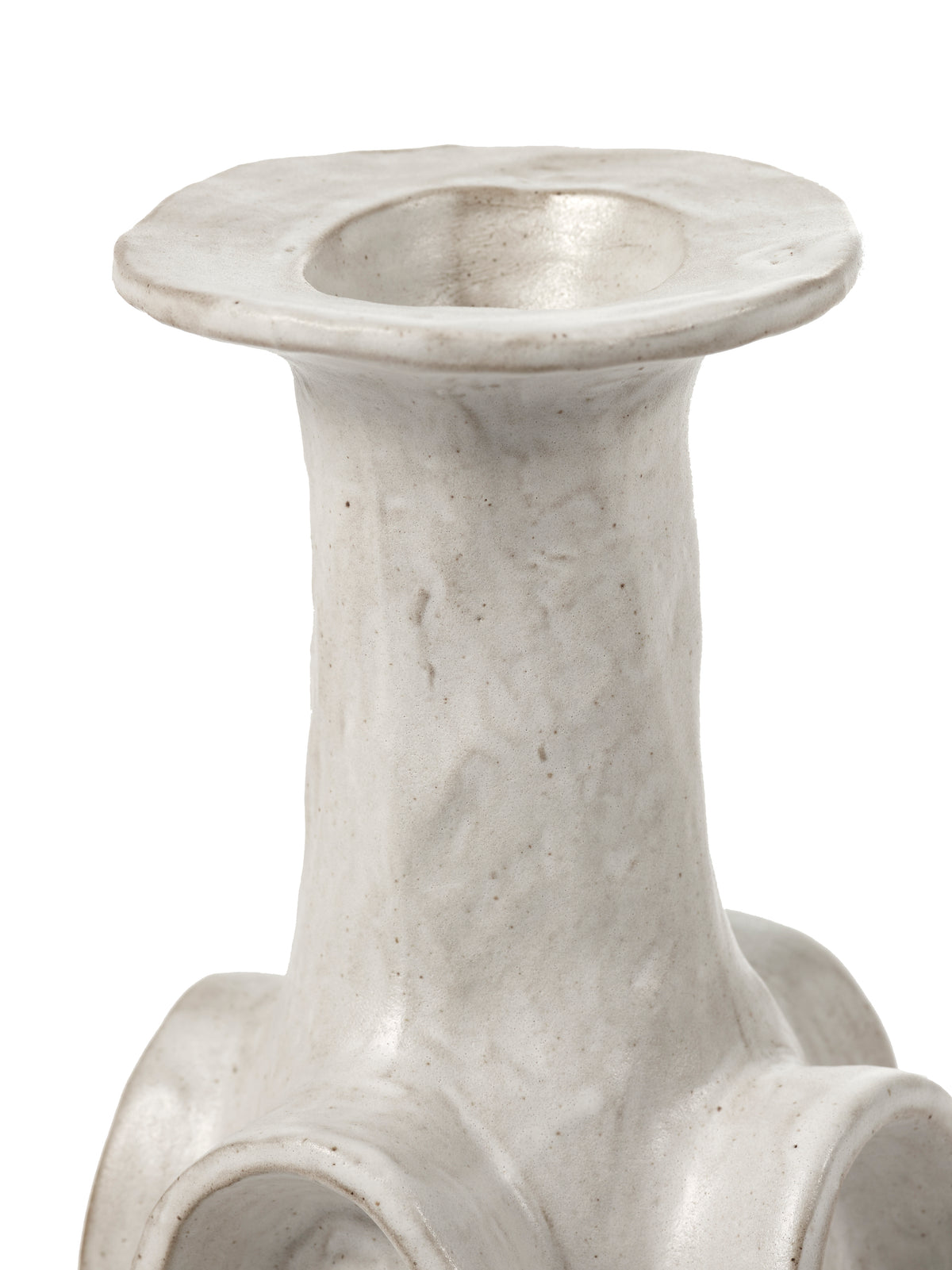 Marie Billy - Vase 02 - S - Grès - Blanc