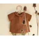 Abel Blouse Linen Caramel - Baby