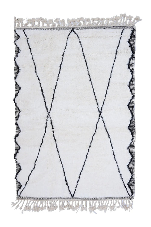 Tapis Béni Ouarain - 233 x 149 cm
