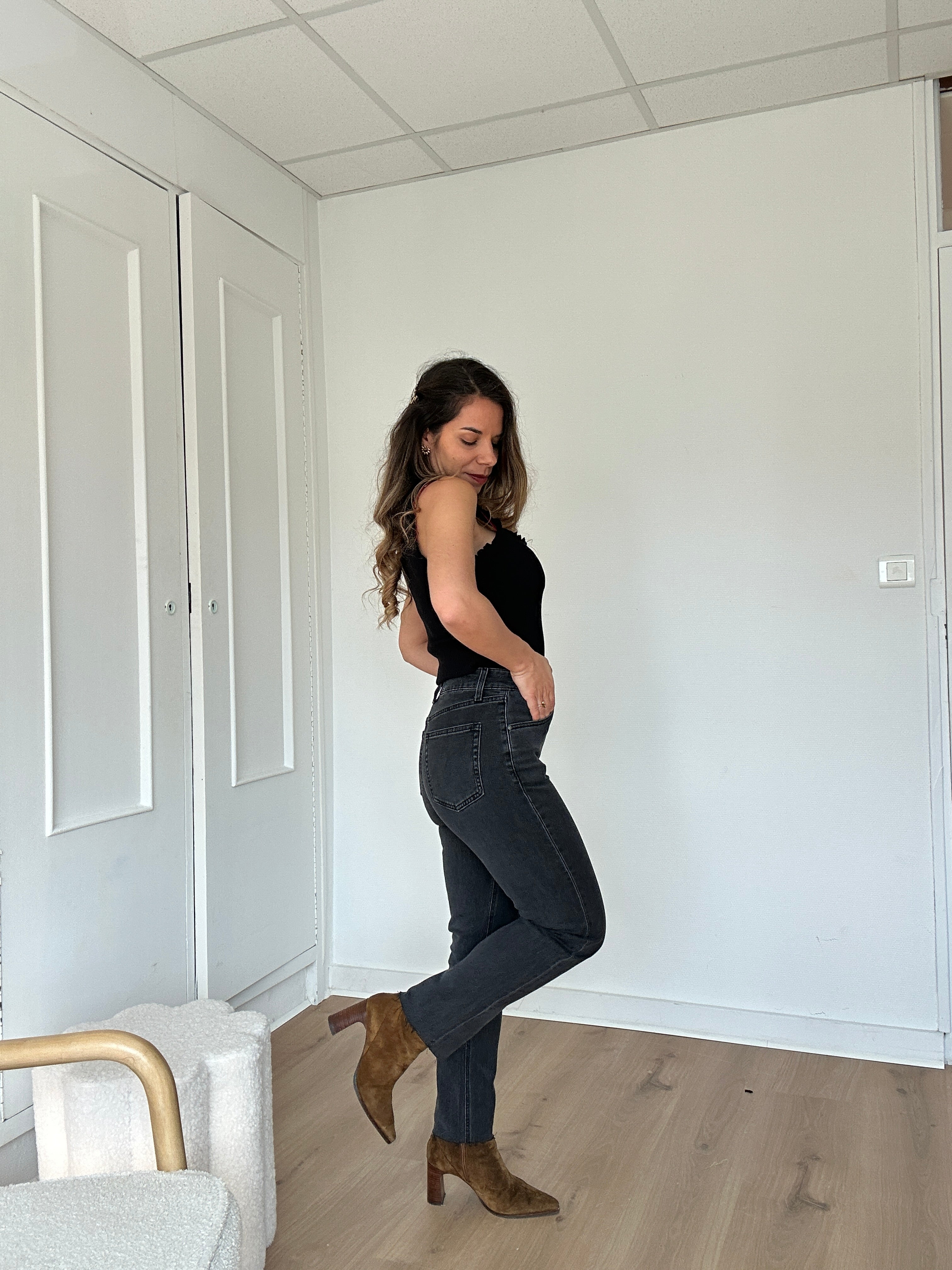 Jean Maryline Gris Anthracite