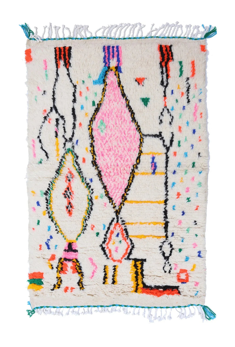 Tapis Berbère Coloré - 160 x 96 cm