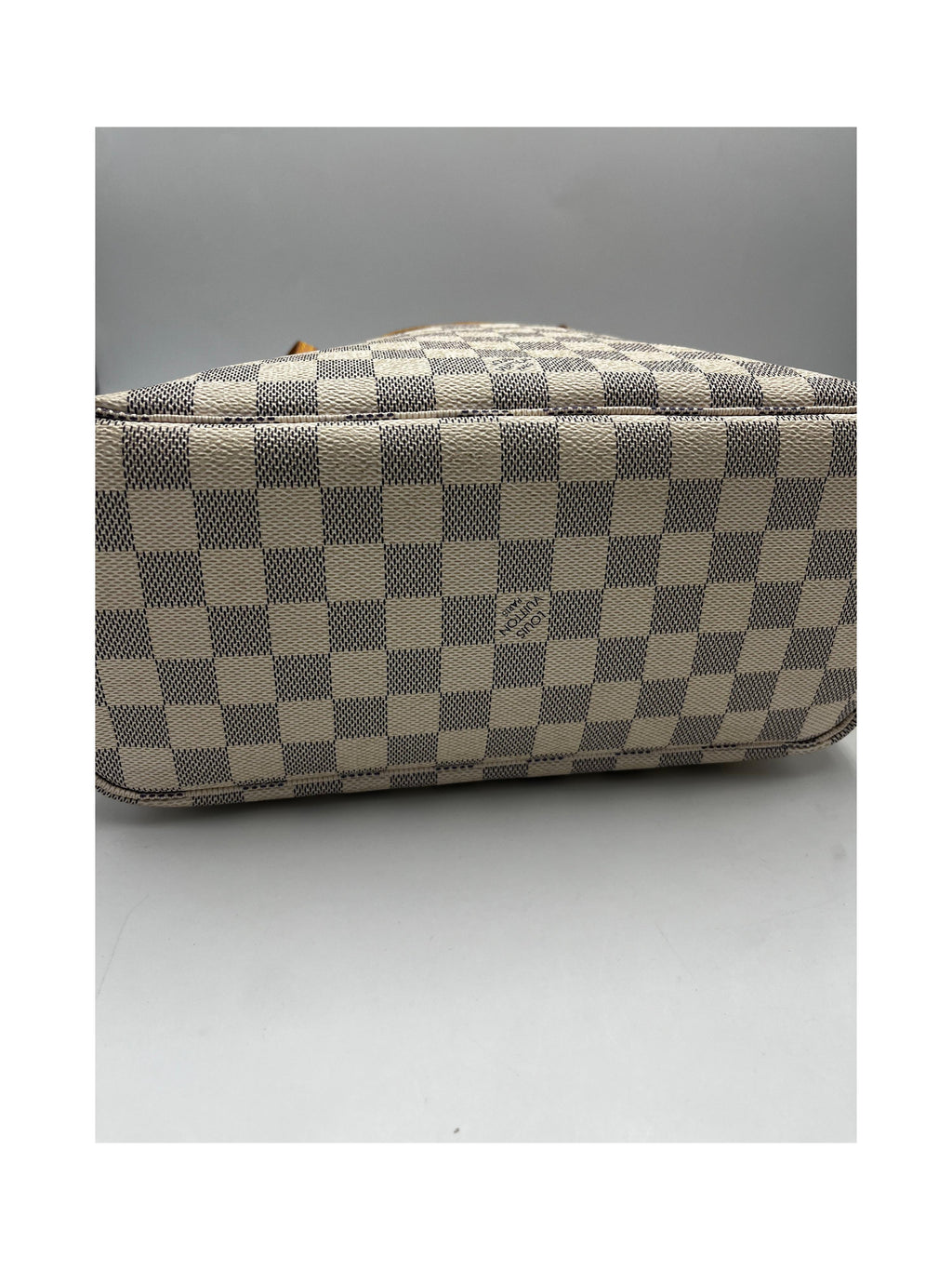 Sac À Main Louis Vuitton Neverfull Tote Pm Toile - Blanc