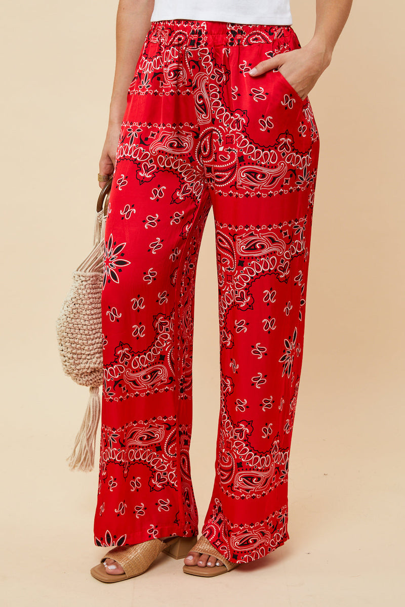 Pantalones - Rojo