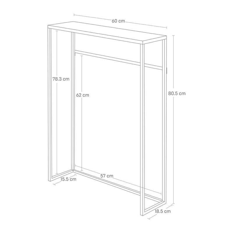 Console Fine - Tower - Blanc